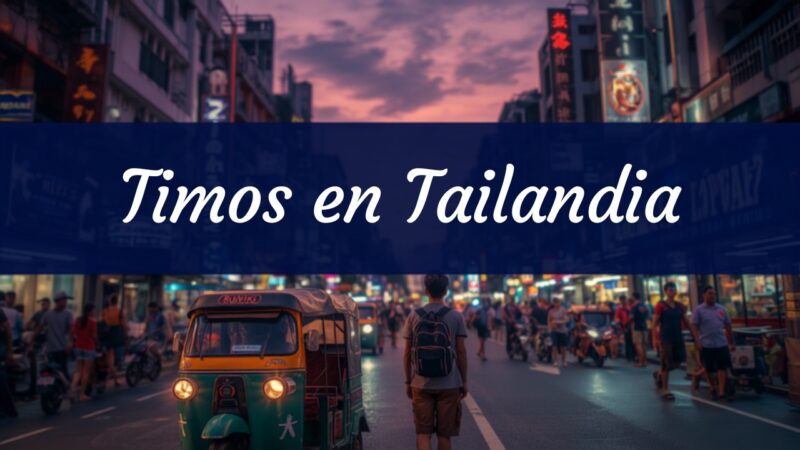Timos a turistas en Tailandia: los clásicos de los vídeos virales (y cómo esquivarlos todos)